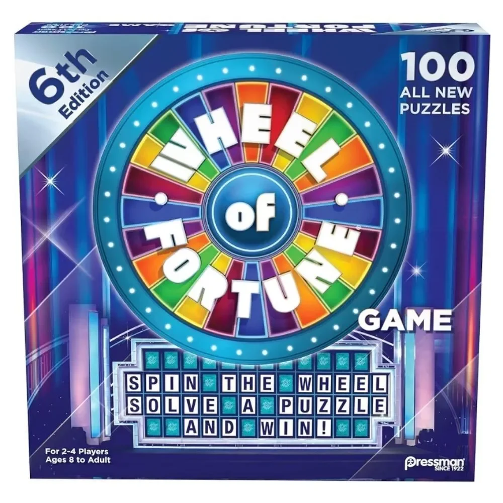 Wheel of Fortune Game: 6th Edition Board Game - New
